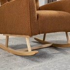 Fauteuil à bascule capitonné, canapé une place, fauteuil à bascule d'appoint