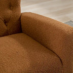 Fauteuil à bascule capitonné, canapé une place, fauteuil à bascule d'appoint