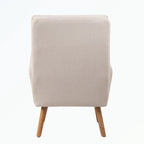 Fauteuil d'appoint avec repose-pieds et dossier réglable