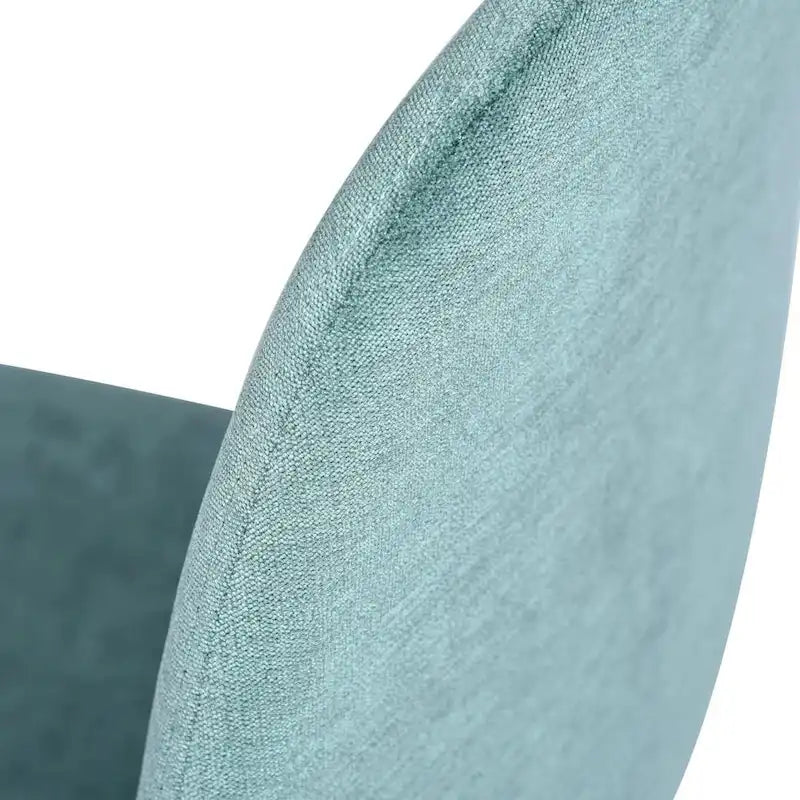 Ensemble de 4 chaises de salle à manger HomyLin, revêtement en tissu, dossier bas, sans accoudoirs