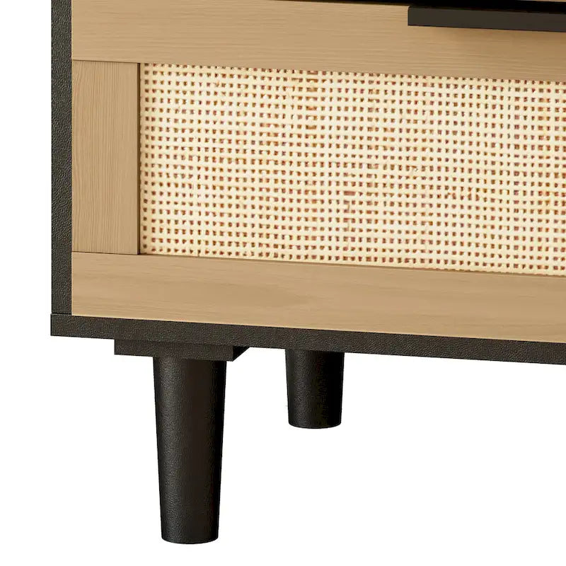 Commode en rotin à 6 tiroirs, Chambre, Salon