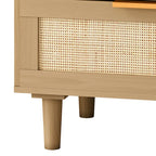 Commode en rotin à 6 tiroirs, Chambre, Salon