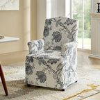 Chaise de salle à manger Alethea avec housse rembourrée et pieds en bois massif, par HULALA HOME