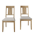 Chaises de salle à manger classiques en bois CraftPorch (lot de 2) - Non disponible