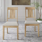 Chaises de salle à manger classiques en bois CraftPorch (lot de 2) - Non disponible