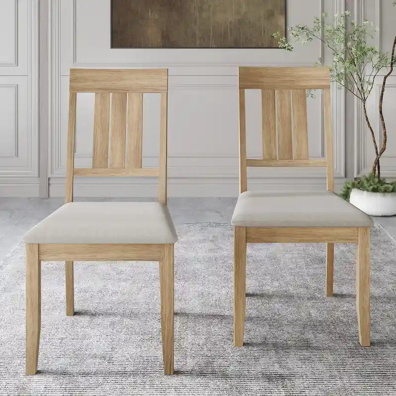 Chaises de salle à manger classiques en bois CraftPorch (lot de 2) - Non disponible