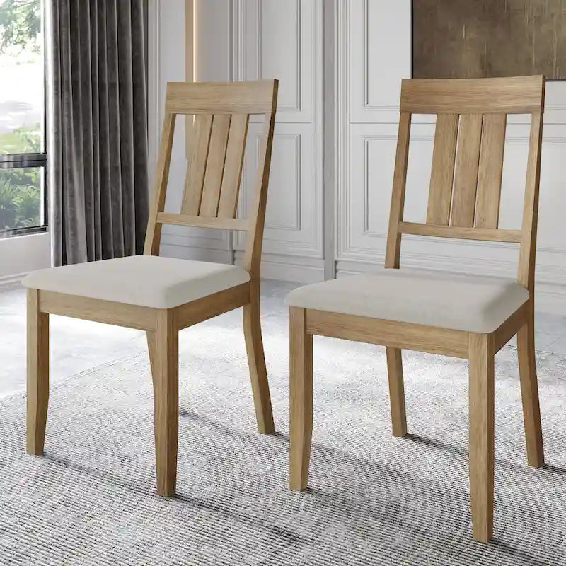 Chaises de salle à manger classiques en bois CraftPorch (lot de 2) - Non disponible