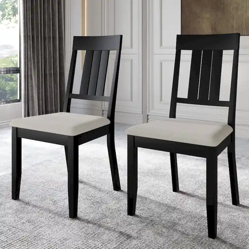 Chaises de salle à manger classiques en bois CraftPorch (lot de 2) - Non disponible