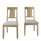 Chaises de salle à manger classiques en bois CraftPorch (lot de 2) - Non disponible