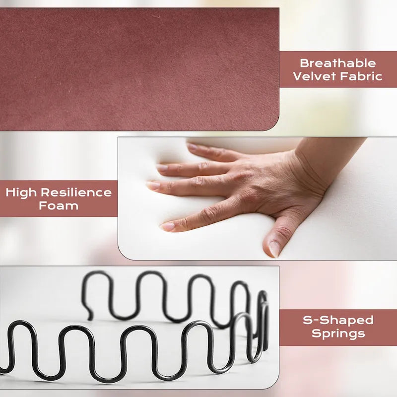 Ouyessir Ensemble de 2 fauteuils pivotants en forme de tonneau, fauteuil d'appoint rembourré à 360 degrés avec accoudoirs en tissu