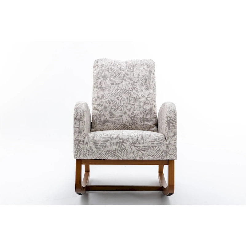 Fauteuil à bascule confortable pour salon