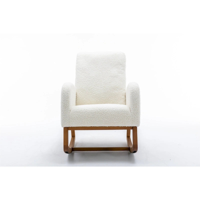 Fauteuil à bascule confortable pour salon