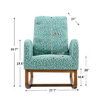 Fauteuil à bascule confortable pour salon