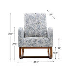 Fauteuil à bascule confortable pour salon