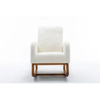 Fauteuil à bascule confortable pour salon