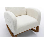 Fauteuil à bascule confortable pour salon