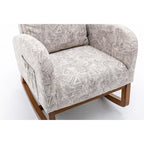 Fauteuil à bascule confortable pour salon