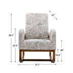 Fauteuil à bascule confortable pour salon