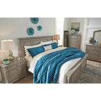 Lit à panneaux gris clair gris bruni The Gray Barn Canterbury