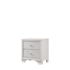 Ensemble de chambre à coucher Kym 4 pièces Frost LED en similicuir capitonné