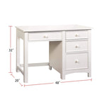 Bureau en bois à quatre tiroirs