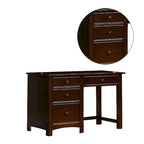 Bureau en bois à quatre tiroirs