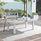 Table de billard Laguna 2,44 m (8 pi) en ardoise, utilisable en intérieur et en extérieur, avec plateau repas et accessoires.