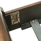 Lit traîneau Rustic Traditions en merisier rustique