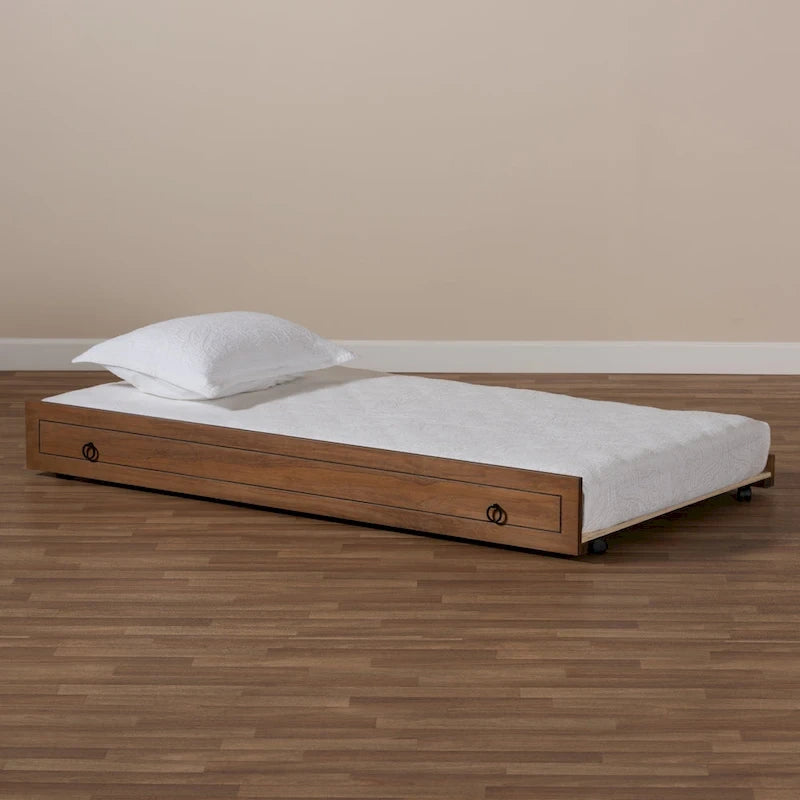 Lit gigogne Alya Classic style ferme traditionnel pour lit simple (lit gigogne uniquement)