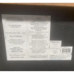 Ensemble tête de lit et pied de lit en bois pour lit queen-size, recouvert de tissu gris