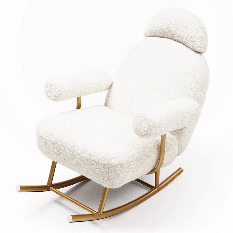 Fauteuil à bascule rembourré Accent