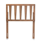 Tête de lit contemporaine Duncan en bois fini frêne et noyer