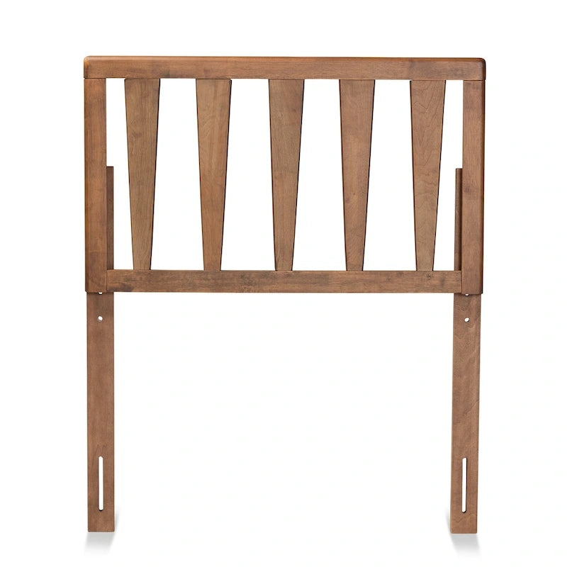 Tête de lit contemporaine Duncan en bois fini frêne et noyer