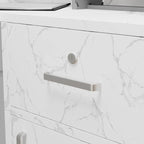 Bureau d'accueil fonctionnel en forme de L, comptoir de réception