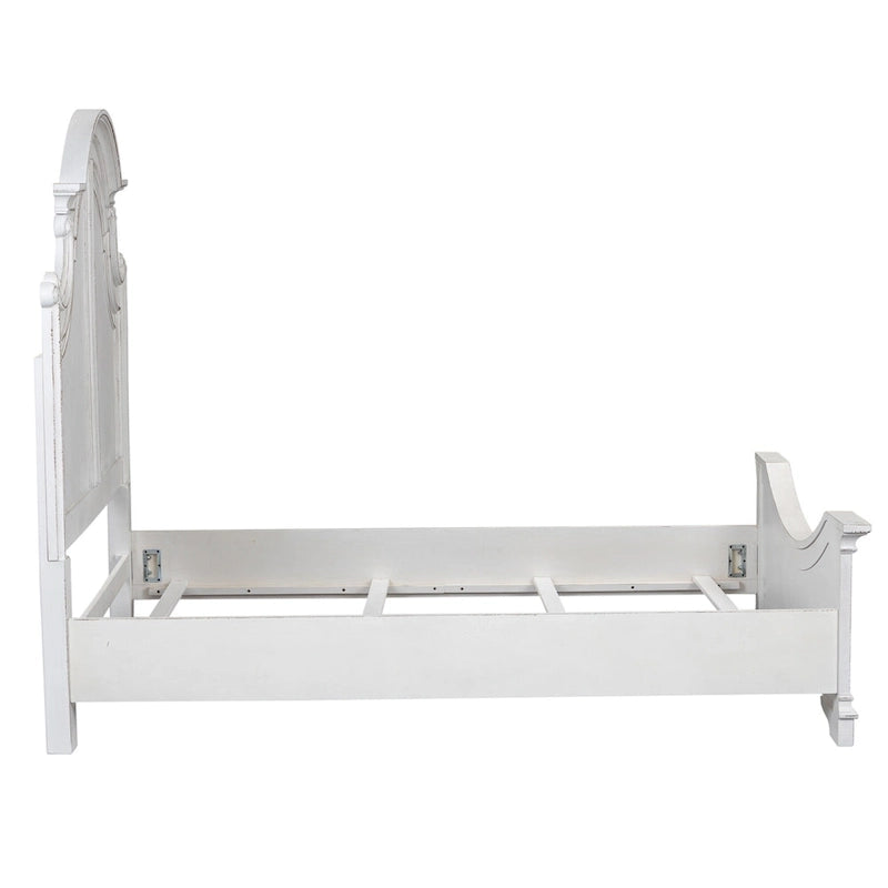 Lit à panneaux Magnolia Manor Antique White Weathered Barking California King