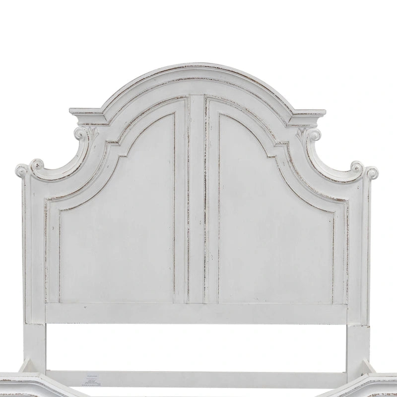 Lit à panneaux Magnolia Manor Antique White Weathered Barking California King