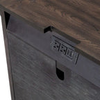 Table de chevet Paradise Valley Saddle Brown avec station de recharge