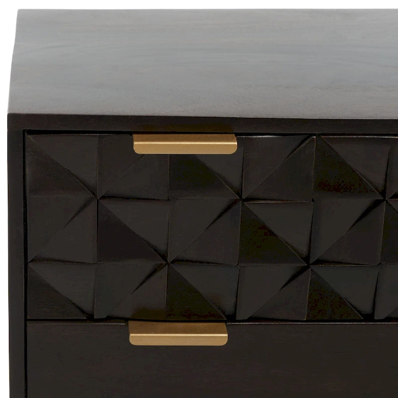 Commode de chambre à coucher SAFAVIEH Cena à 3 tiroirs