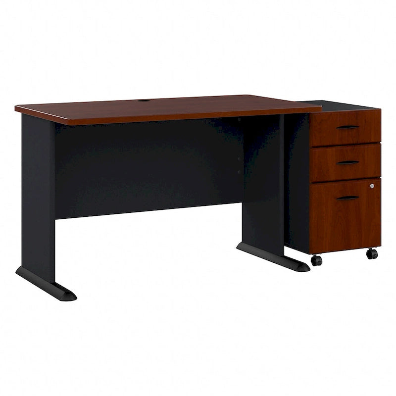 Bureau Série A 48W avec caisson mobile de Bush Business Furniture