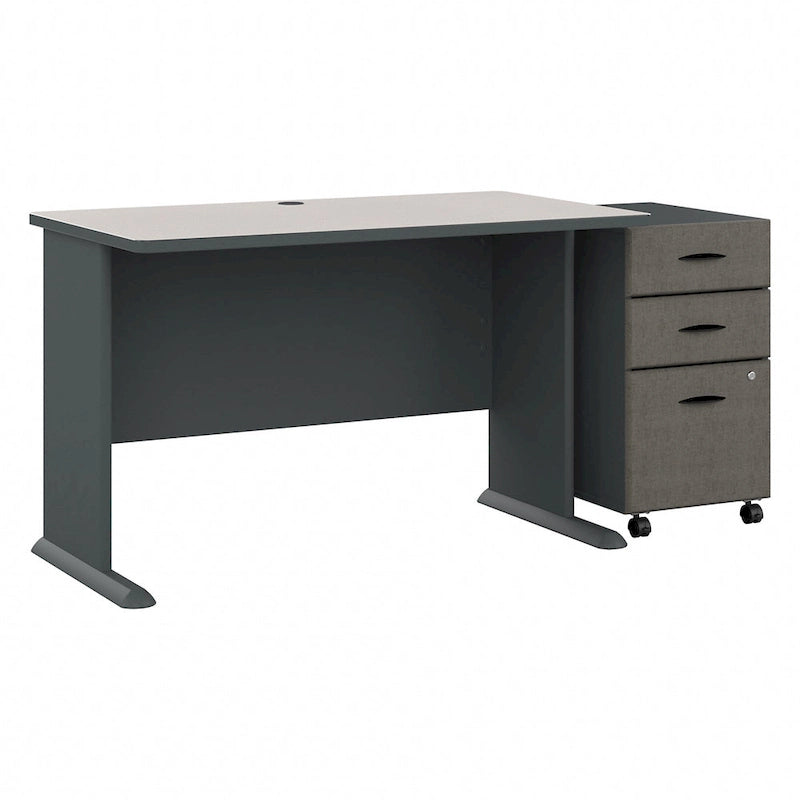 Bureau Série A 48W avec caisson mobile de Bush Business Furniture
