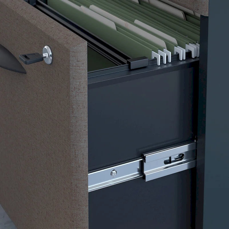 Bureau Série A 48W avec caisson mobile de Bush Business Furniture