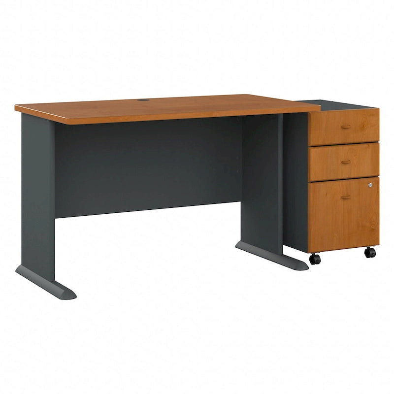 Bureau Série A 48W avec caisson mobile de Bush Business Furniture