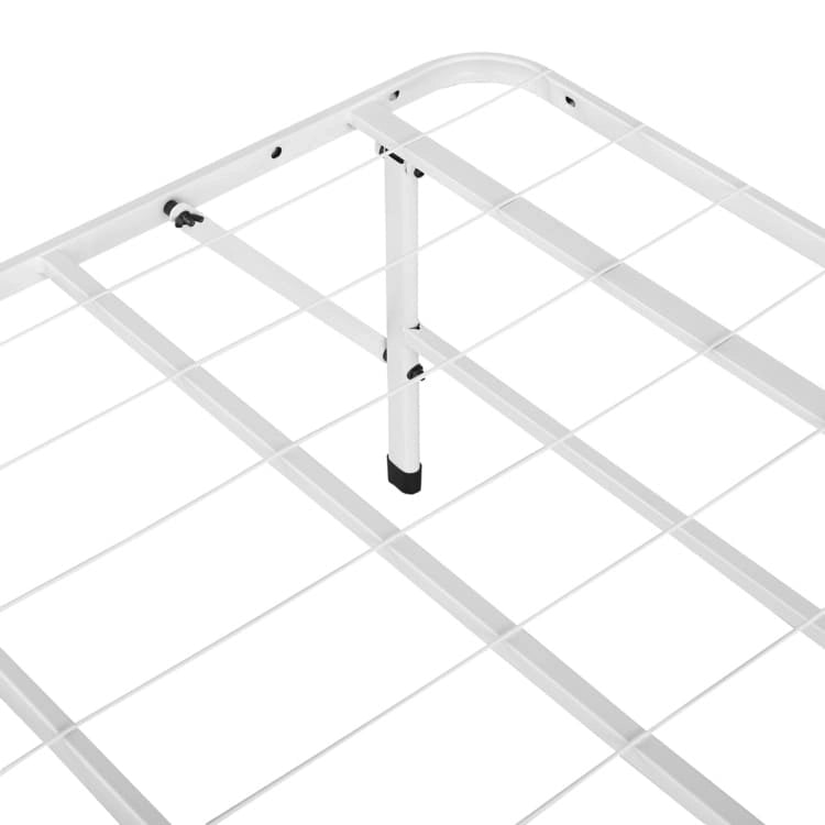 14 Cadre de lit pliable en métal avec sommier de rechange