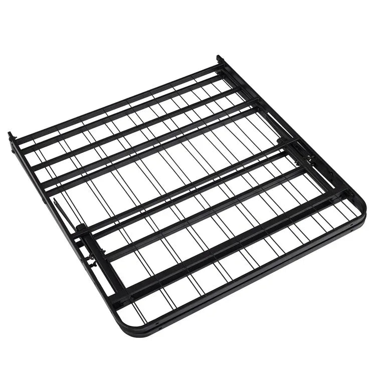 14 Cadre de lit pliable en métal avec sommier de rechange