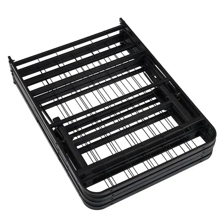 14 Cadre de lit pliable en métal avec sommier de rechange