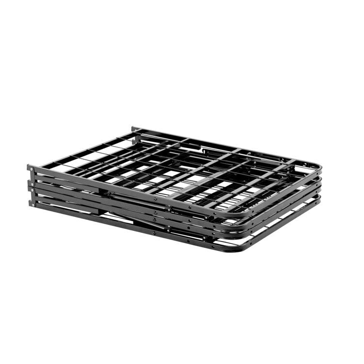 14 Cadre de lit pliable en métal avec sommier de rechange