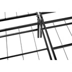 14 Cadre de lit pliable en métal avec sommier de rechange