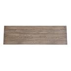 Meuble TV en carrelage blanc antique tabac Heartland de 56 pouces