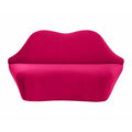 Canapé Lips Velvet - 67,7 cm (L) x 29,1 cm (P) x 36 cm (H)