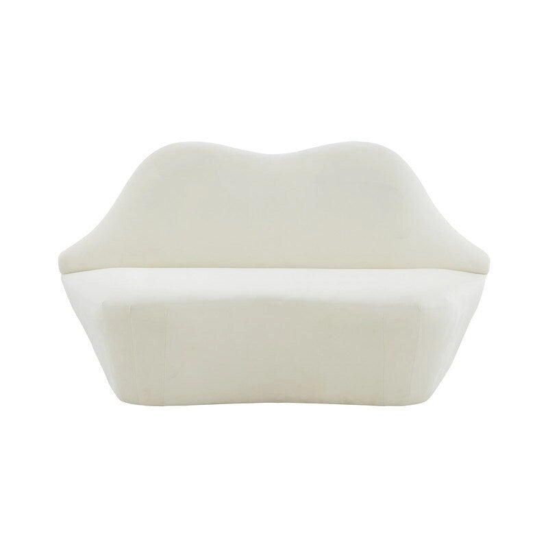 Canapé Lips Velvet - 67,7 cm (L) x 29,1 cm (P) x 36 cm (H)